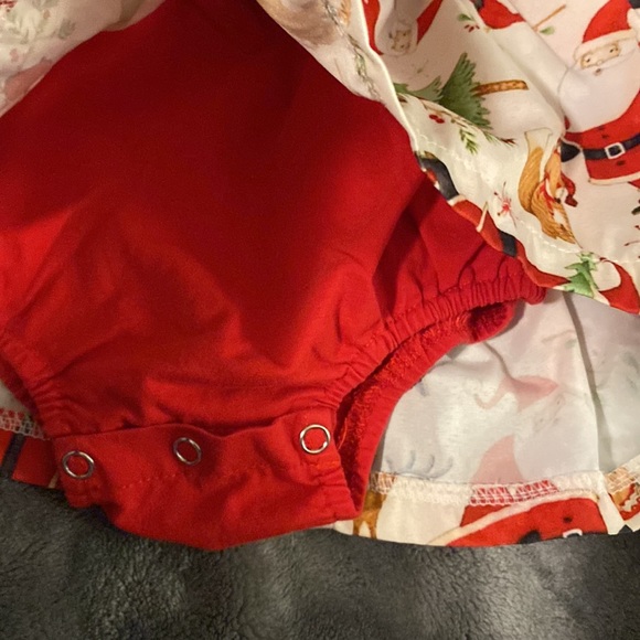 Boutique Christmas onesie dress size 12/18m - Picture 2 of 3